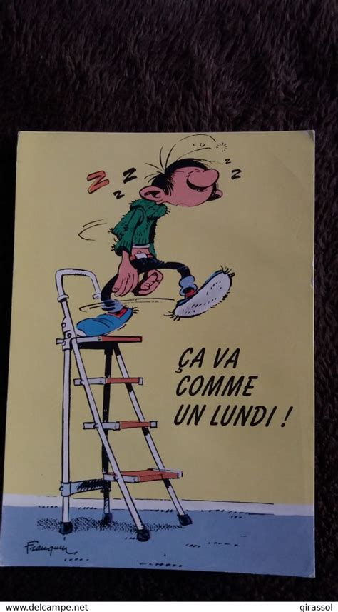 Bandes dessinées CPM BANDE DESSINEE BD GASTON LAGAFFE FRANQUIN MARSU