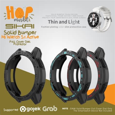 Jual Sikai Solid Bumper Case Screen Frame Cover For Xiao Mi Watch S