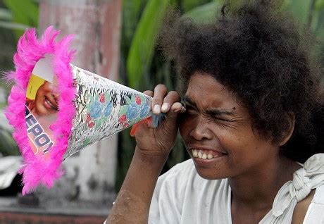 Filipino Woman Indigenous Aeta Tribe Playfully Editorial Stock Photo - Stock Image | Shutterstock