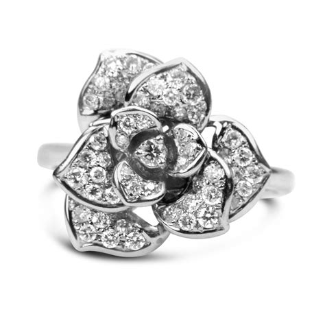 diamond flower rings 8