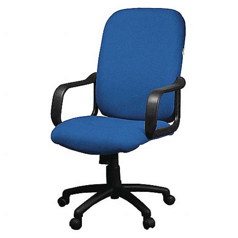 Gebesa Silla Ejecutiva Brazo Fijo Respaldo De Tela Color Azul