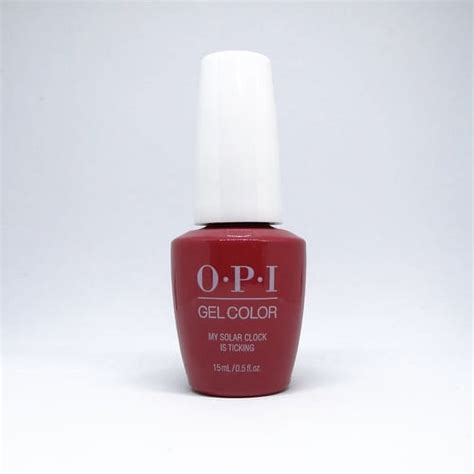 Opi Gel Color Peru Fall My Solar Clock Is Ticking Gc P