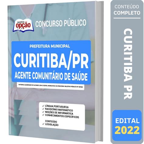 Apostila Concurso Curitiba PR Agente Comunitário de Saúde Solução