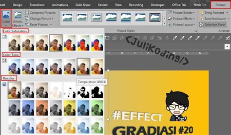 Cara Membuat Efek Gradasi Warna Di Power Point Juli Koding