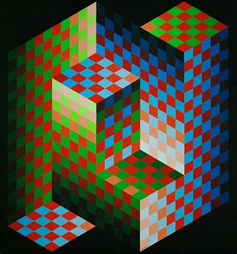 Victor Vasarely Victor Vasarely Op Art Art Movement