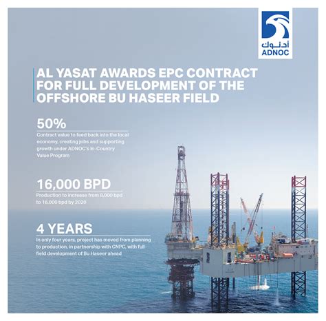 Adnocs Al Yasat Awards Epc Contract Of Bu Haseer Field To Npcc