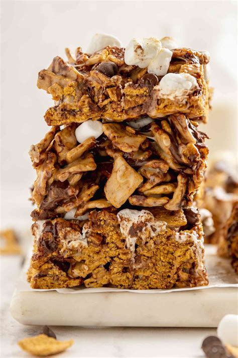 Smores Cereal Bars Recipe