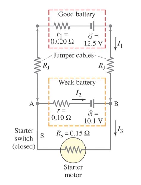 Car Battery Jump Leads Circuit Diagram