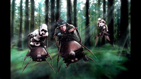 Star Wars Return Of The Jedi Speeder Bike Chase YouTube