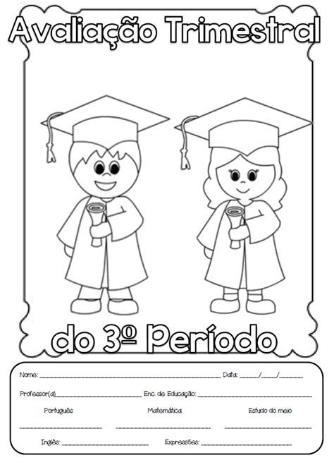 Coisas Que Gosto De Partilhar Capas De Avalia O Trimestral De Per Odo