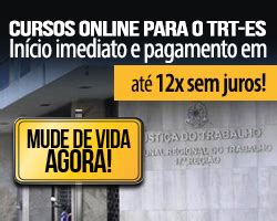 Concurso TRT ES 38 cargos estão vagos Veja aqui