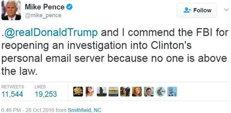 Mike Pence Accused Of Staggering Hypocrisy On Private Email Bbc News