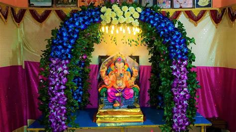 Eco Friendly Ganpati Decoration Youtube