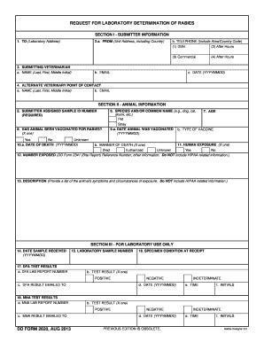 Fillable Online Dtic Dd Form Request For Laboratory Determination