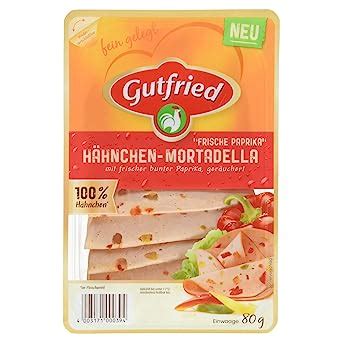 Gutfried H Hnchen Mortadella Mit Paprika G Amazon De