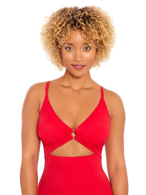 Shop Time And Tru Womens And Women S Plus Size O Ring One Piece