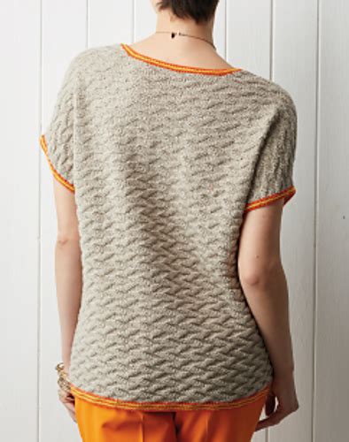 Ravelry Texture And Stripe Tee Pattern By Sian Brown Knitwear Design