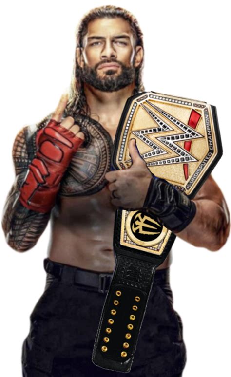 Roman Reigns Undisputed Champion Png 10 By Superajstylesnick On Deviantart