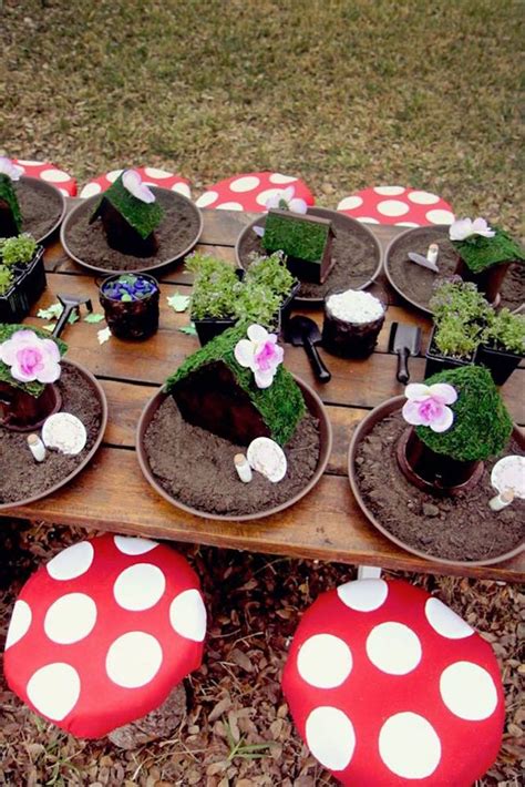 Woodland Fairy Party Karas Party Ideas Fairy Garden Birthday Party