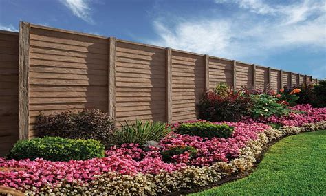 Woodcrete Precast Fence Installation Fence Installers