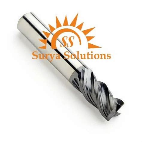 Surya Mm Flute End Mill Cutter Hrc Mm At Rs Piece In