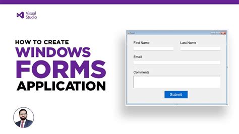 How To Create Windows Forms Application In C Net Visual Studio