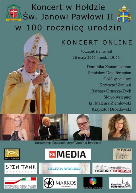 Koncert Papieski Online W Domu Polskim W Bydgoszczy TOWARZYSTWO