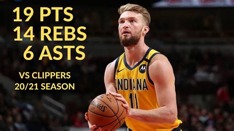 Domantas Sabonis 19 Pts 14 Rebs 6 Asts Highlights Vs LA Clippers NBA