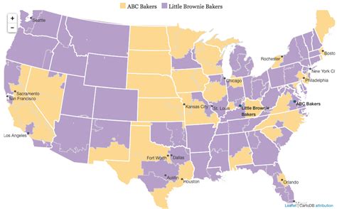 Girl Scout cookies differ by region – FlowingData