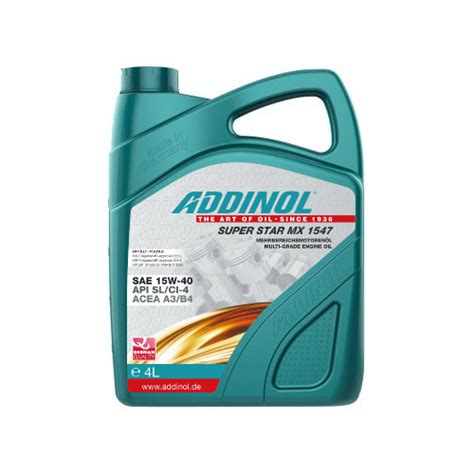ADDINOL 15W-40 SUPER STAR MX 1547 - Fluxotic