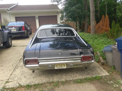 Classic Black Muscle Car Galaxie Coupe Windsor V