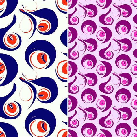 Premium Psd A Set Of Different Colored Circles With A Purple And Pink