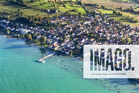 Luftaufnahme Dingelsdorf am Bodensee Konstanz Baden Württemberg