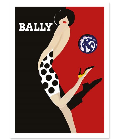 Bally Polka Dot Vintage Poster By Bernard Villemot 41 Orchard