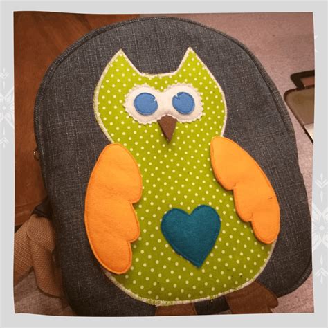 Handmade Kids Owl Backpack – Andy Toy Story