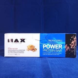 Barra De Prote Na Power Protein Bar G Max Titanium Caixa