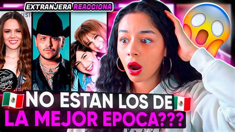 Extranjera Reacciona A Las Top Canciones Mexicanas M S Escuchadas