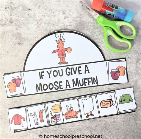 If You Give A Moose A Muffin Story Sequencing Hat