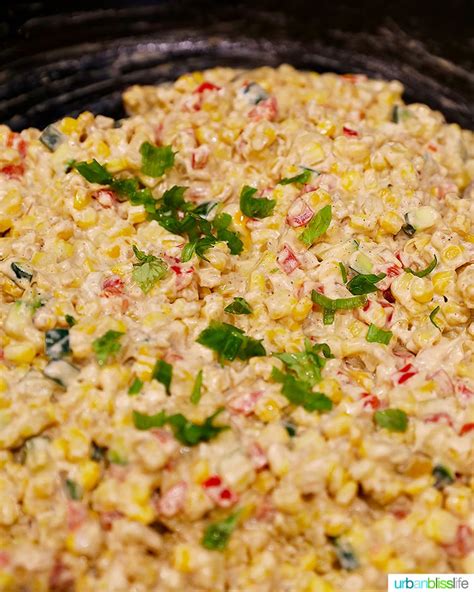 Creamy Confetti Corn Side Dish Recipe Urban Bliss Life