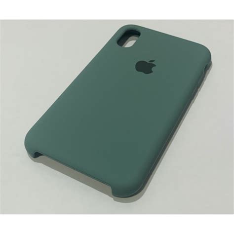 Capa Para Iphone X Xs Silicone Aveludado Verde Militar Em Promo O