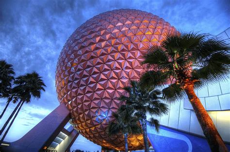 Went To Epcot Last Week And Got A Really Cool Of The Ball Epcot At