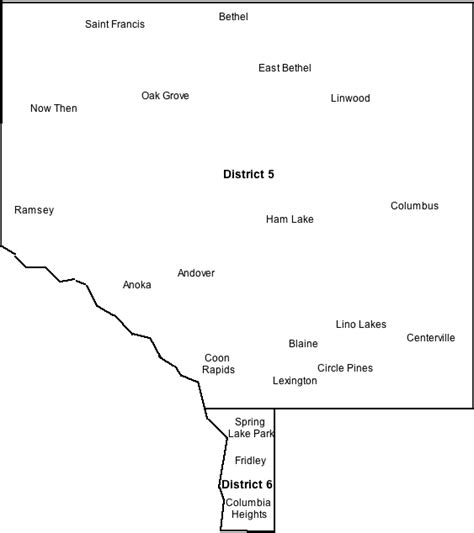 Anoka County Mn Map