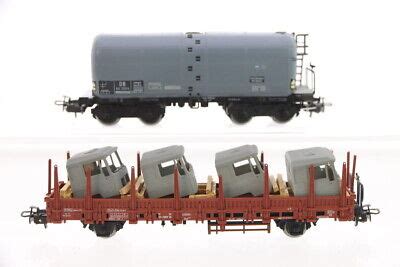 H0 Märklin DB Heizölwagen Rungenwagen mit Ladung Güterwagen AC Konvolut