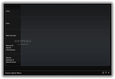 Canon Quick Menu Mac Download Screenshots
