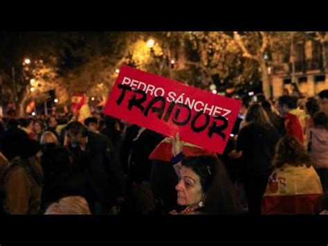 Madrid Erneute Proteste gegen Amnestie für Katalanen YouTube