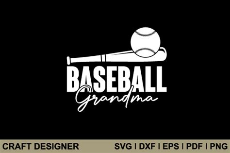 Baseball Grandma Svg Printable Cut File Graphic By Craft Designer