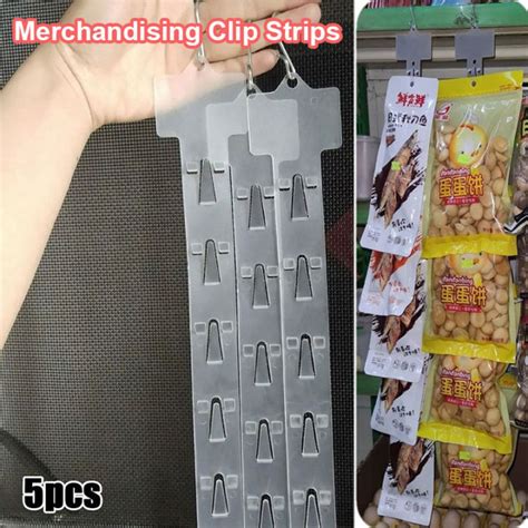 Deyln Pcs Supermarket Snack Plastic Hanging Strips Store Hang