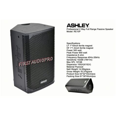 Jual Speaker Pasif Ashley Re P Original Passive Ashley Re P