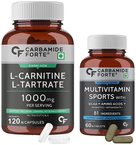 Carbamide Forte L Carnitine L Tartrate Mg Capsules Pre Workout