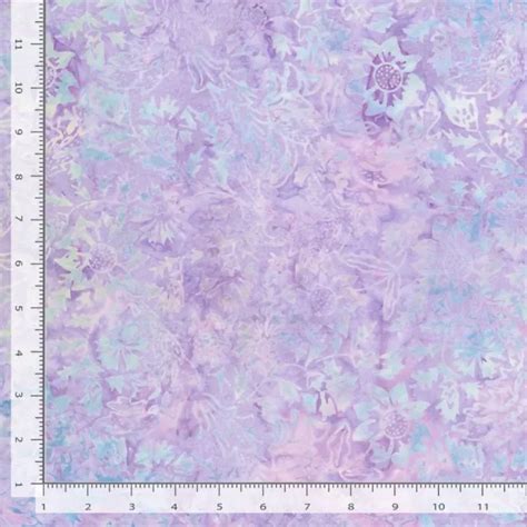 TONGA HARVEST FLORAL B2776 Lavender Batik Timeless Treasures Cotton